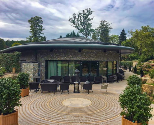 Aluminium bullnose fascia fitted to Grantley Hall aluminium bullnose fascia fitted to grantley hall