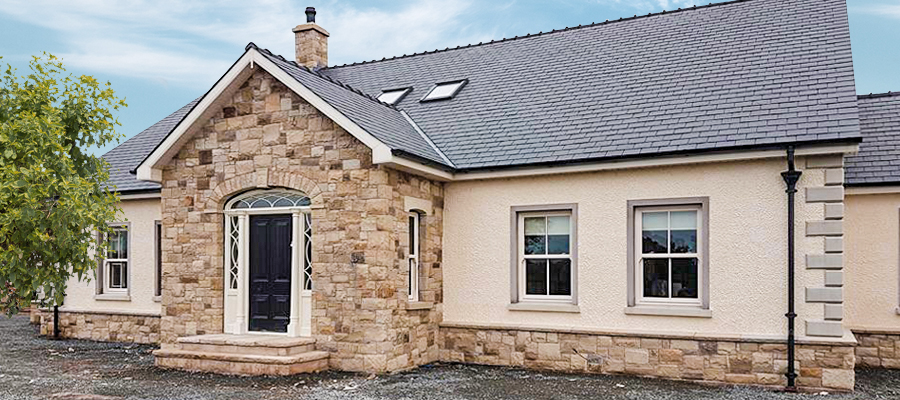 aluminium half round guttering aluminium half round guttering with traditional round cast downpipes