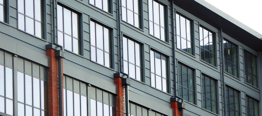 guttercrest aluminium round downpipes with standard cast hoppers