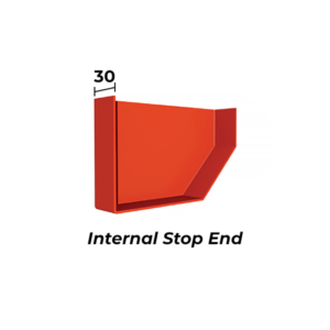 shaped box gutter right hand stop end